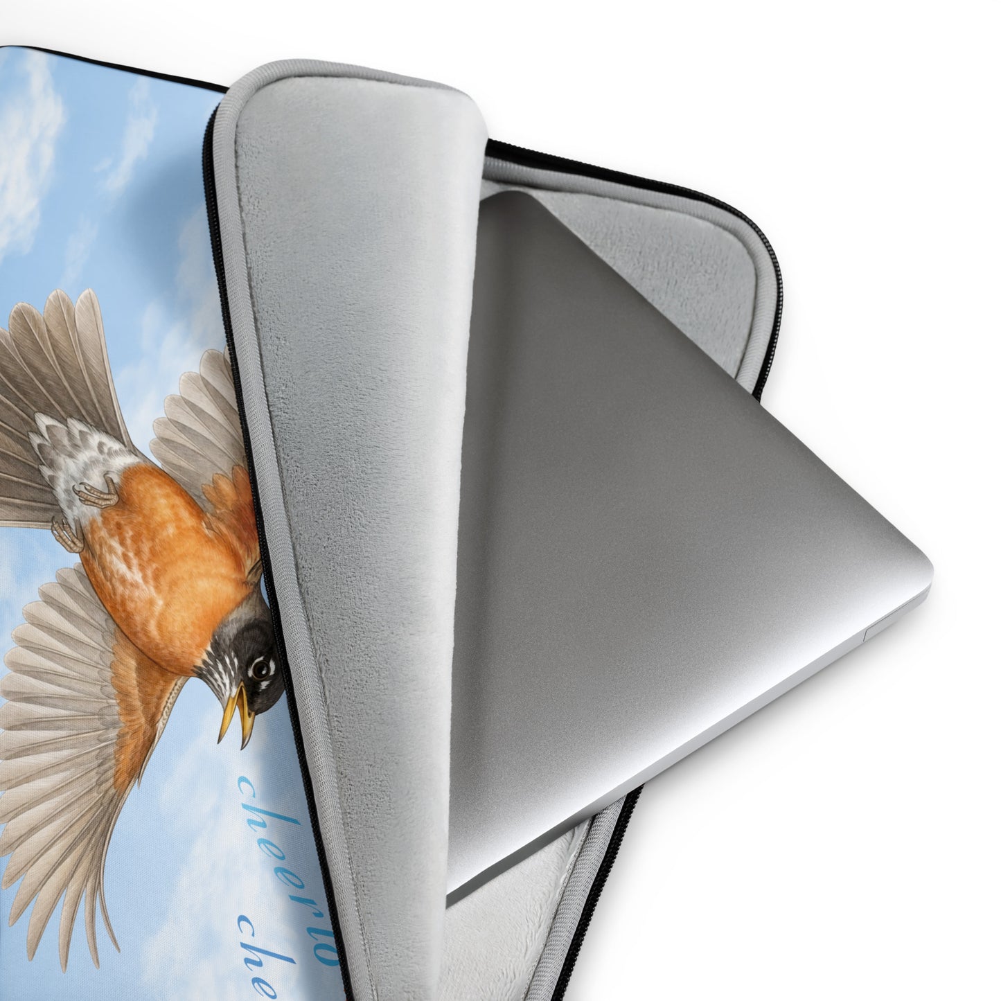 Cheerily Robin Laptop Sleeve