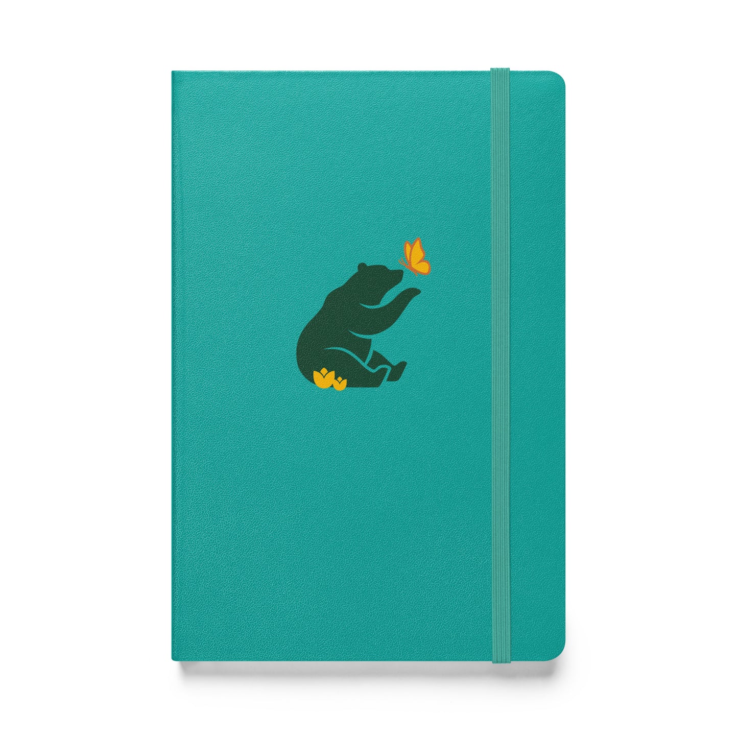 Beary Petals & Paws Hardcover Notebook