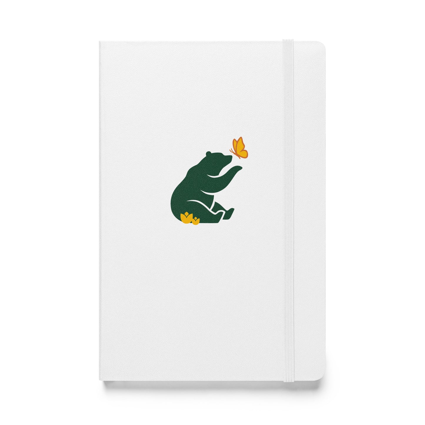 Beary Petals & Paws Hardcover Notebook