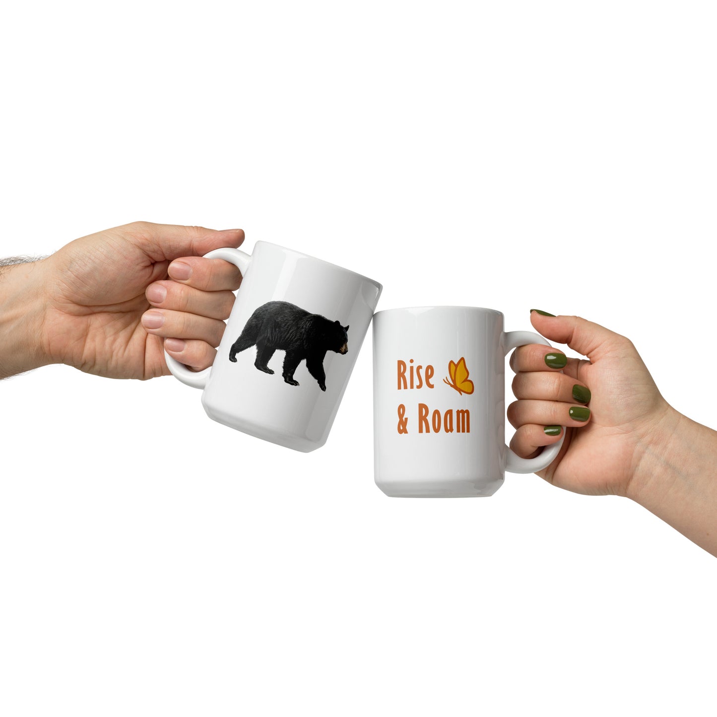 Rise & Roam Black Bear Mug