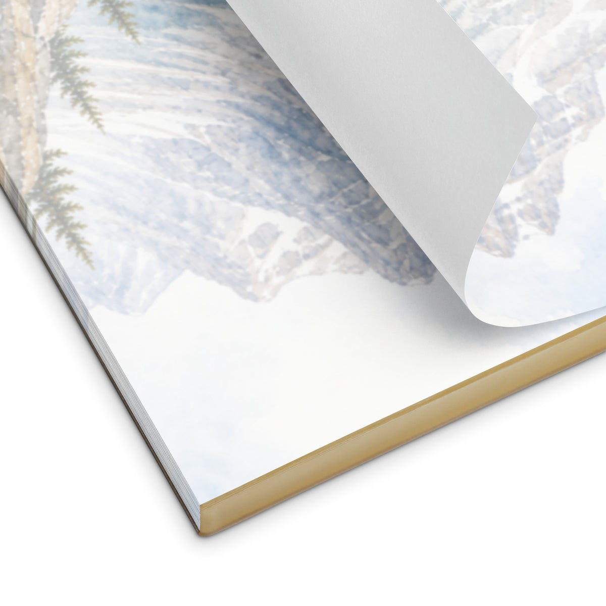 High Rock Notepad product image, showing tear-away binding and a turned page.