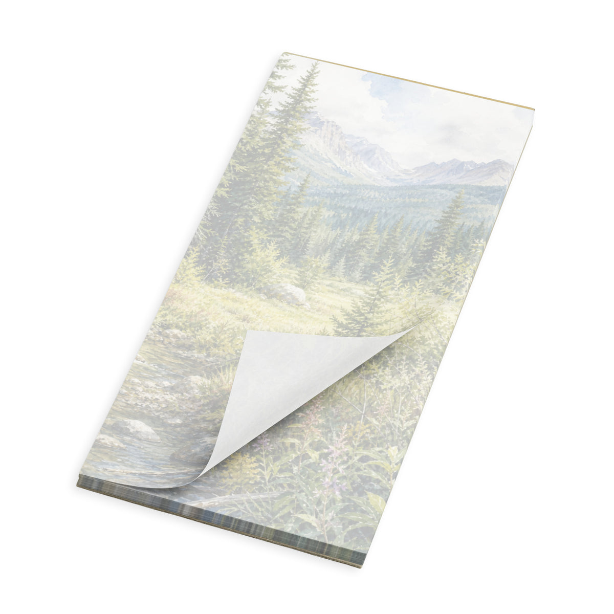 Product image of Timberline Brook Notepad.  This notepad comes in small, large and magnetic. The image represents the one with a magnetic backing.