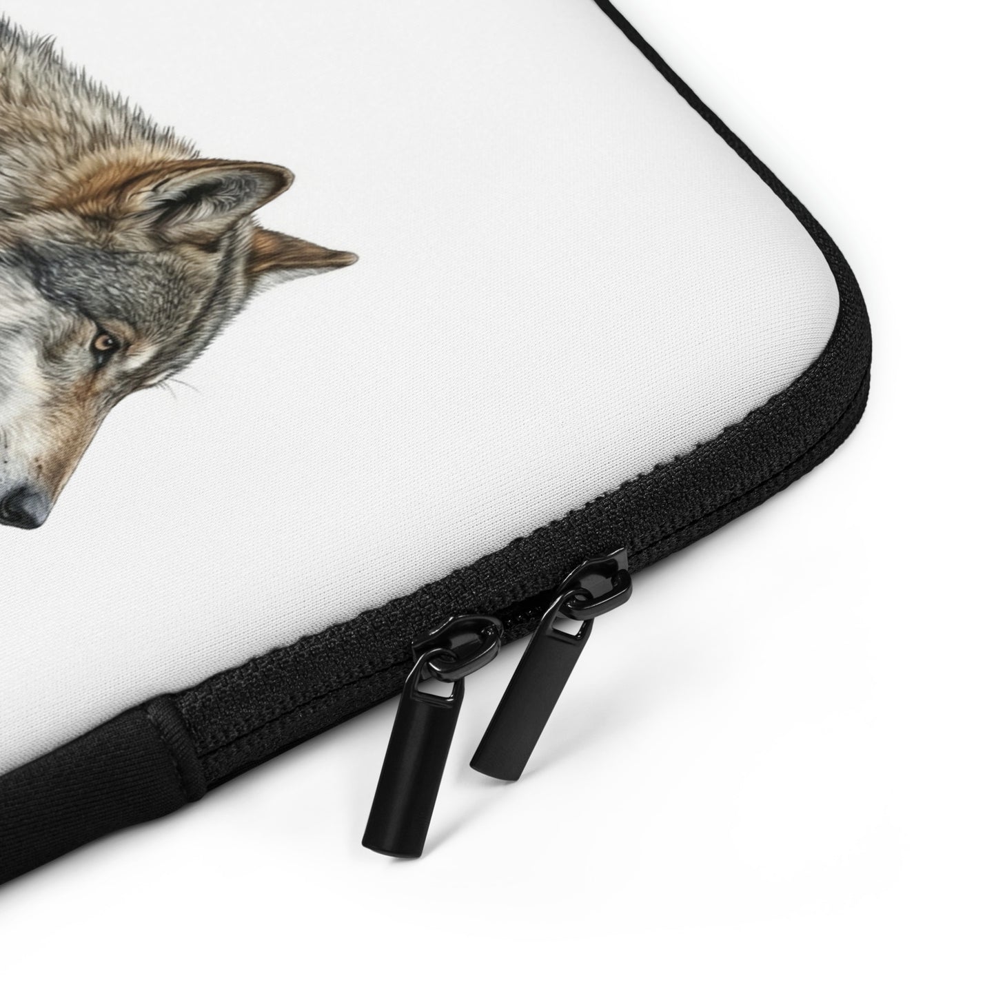 Gray Wolf Laptop Sleeve