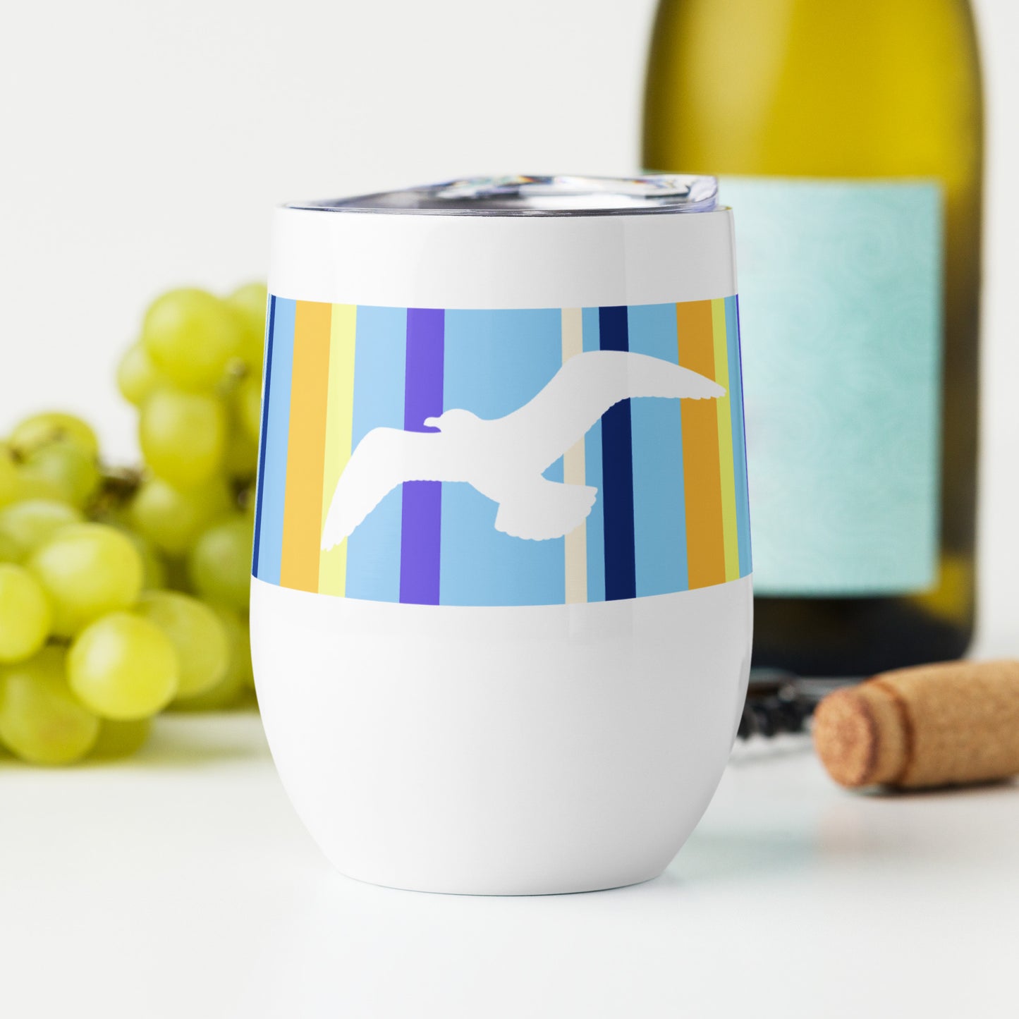 Petals & Paws Shoreline Wine Tumbler